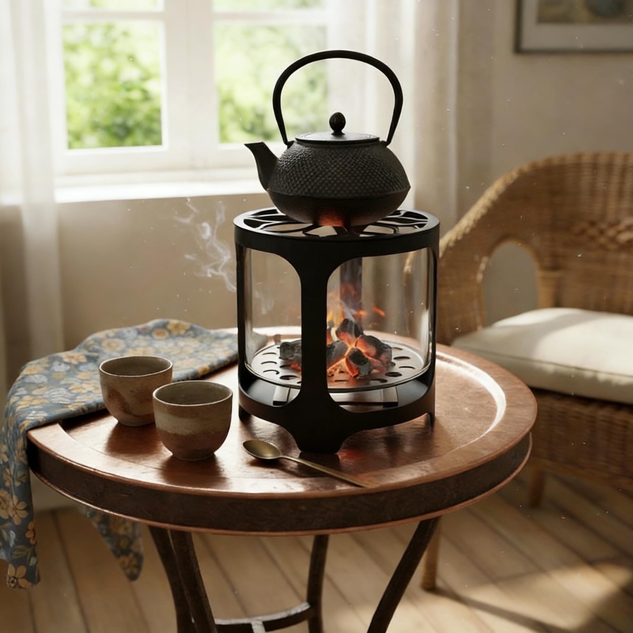 Amazon.co.jp: 卓上ストーブ 卓上ミニ薪ストーブ ミニ薪ストーブ