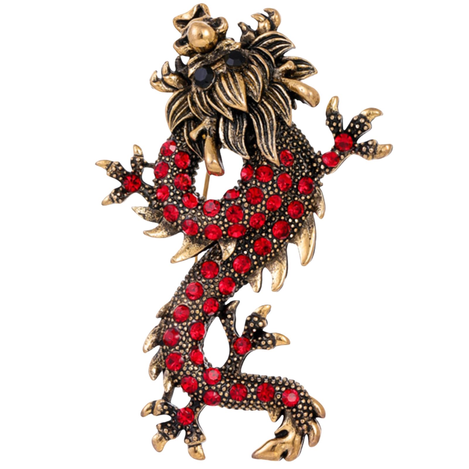 FAIRYGATE Rhinestone Brooch Clothing Jewellery Accessories Fashion Elegant Shiny Crystal Teardrop Brooches Wreath Pendent Lapel Pin，B36 — view 47