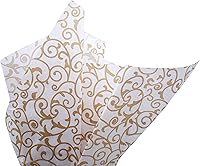 Vista 5 de Paquete de papel de seda de regalo de 50 hojas de impresión clásica hecho en Estados Unidos, 20 x 30 pulgadas (papel de periódico Kraft)