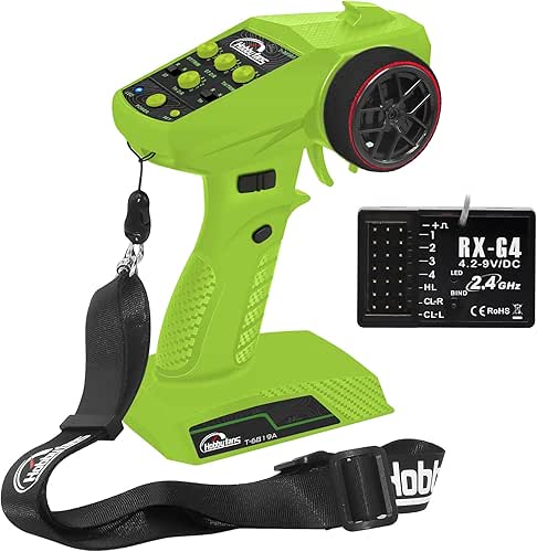 Hobby Fans RC Radio System 4CH 2.4G RC Transmitter with