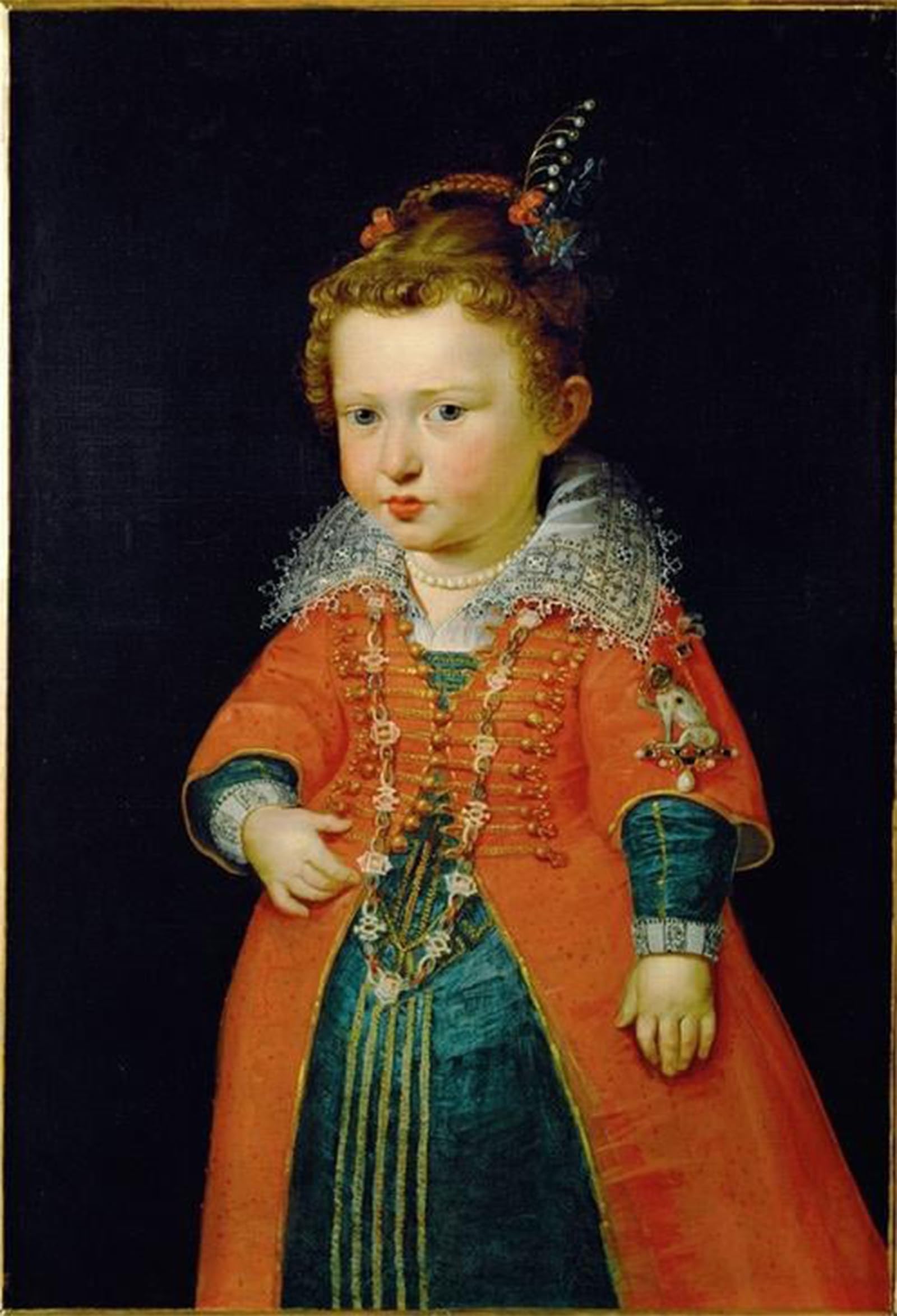 ARTXLXXBN Famous Print Painting Colorful Art Print Portrait At the Age of Two Years by Peter Paul Rubens Canvas Art Decorations for Home Decor 60x90cm