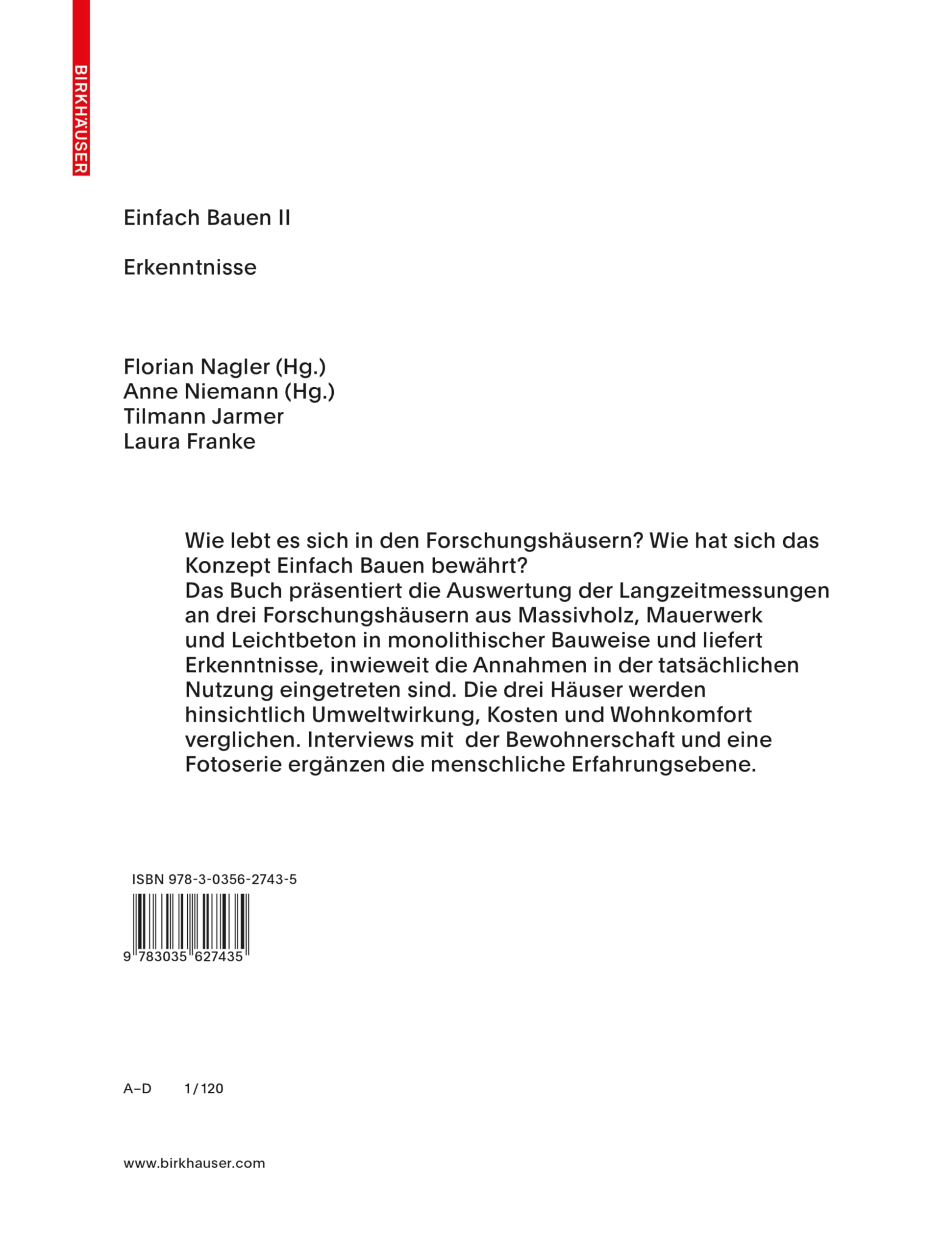 Brand + Einfach Bauen II: Erkenntnisse + Produktbeschreibung