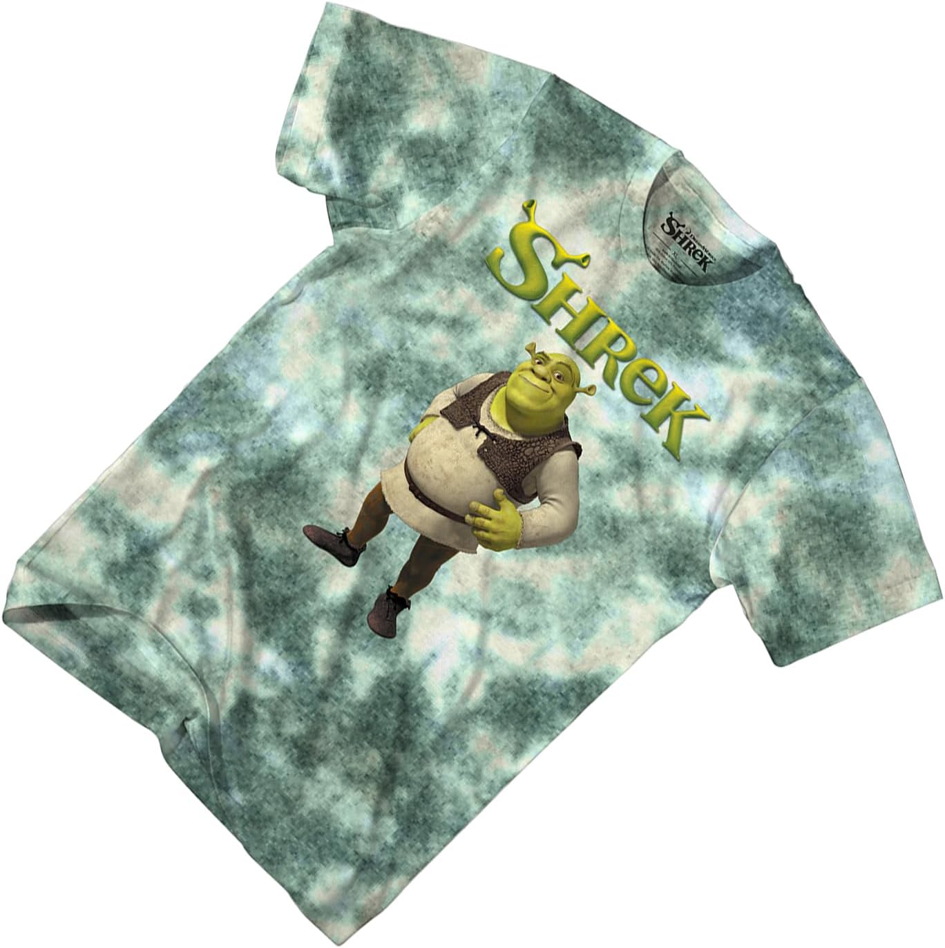 Shrek Mens Classic Movie Shirt, Donkey, Princess Fiona - Official Tie Dye T-Shirt image 5