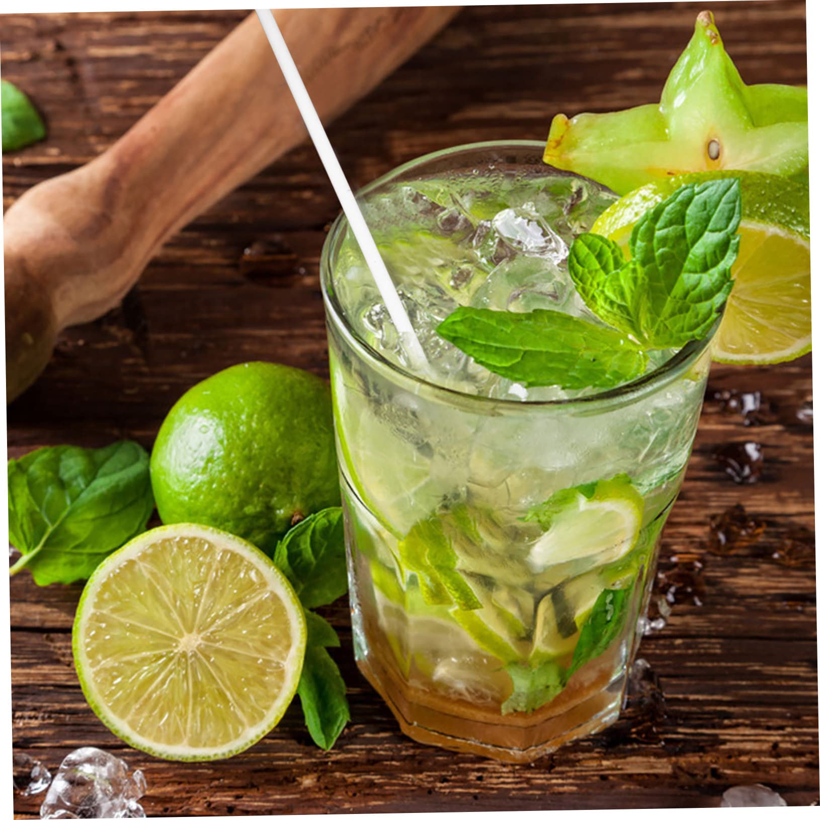 Gatuida 36 Pz Di Agitatore Trasparente Asta Di Agitazione Chimica Agitatori Per Cocktail Bastoncino Da Cocktail Miscelazione Liquida Mescolando Bicchiere Riutilizzabile