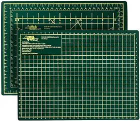 Base de Corte A4 30x22 cm Mesa de Apoio Placa para Corte Costura Patchwork Artesanato (Verde)