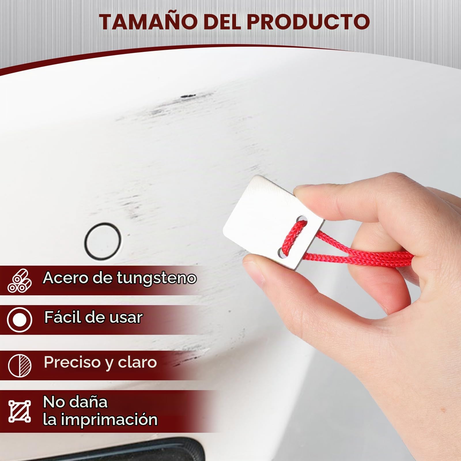 Raspador de Pintura para automóviles, Raspador de Pintura Herramienta para Quitar sellador de Suciedad, Manchas y Polvo en la Pintura, Herramienta para Quitar raspador de Pintura