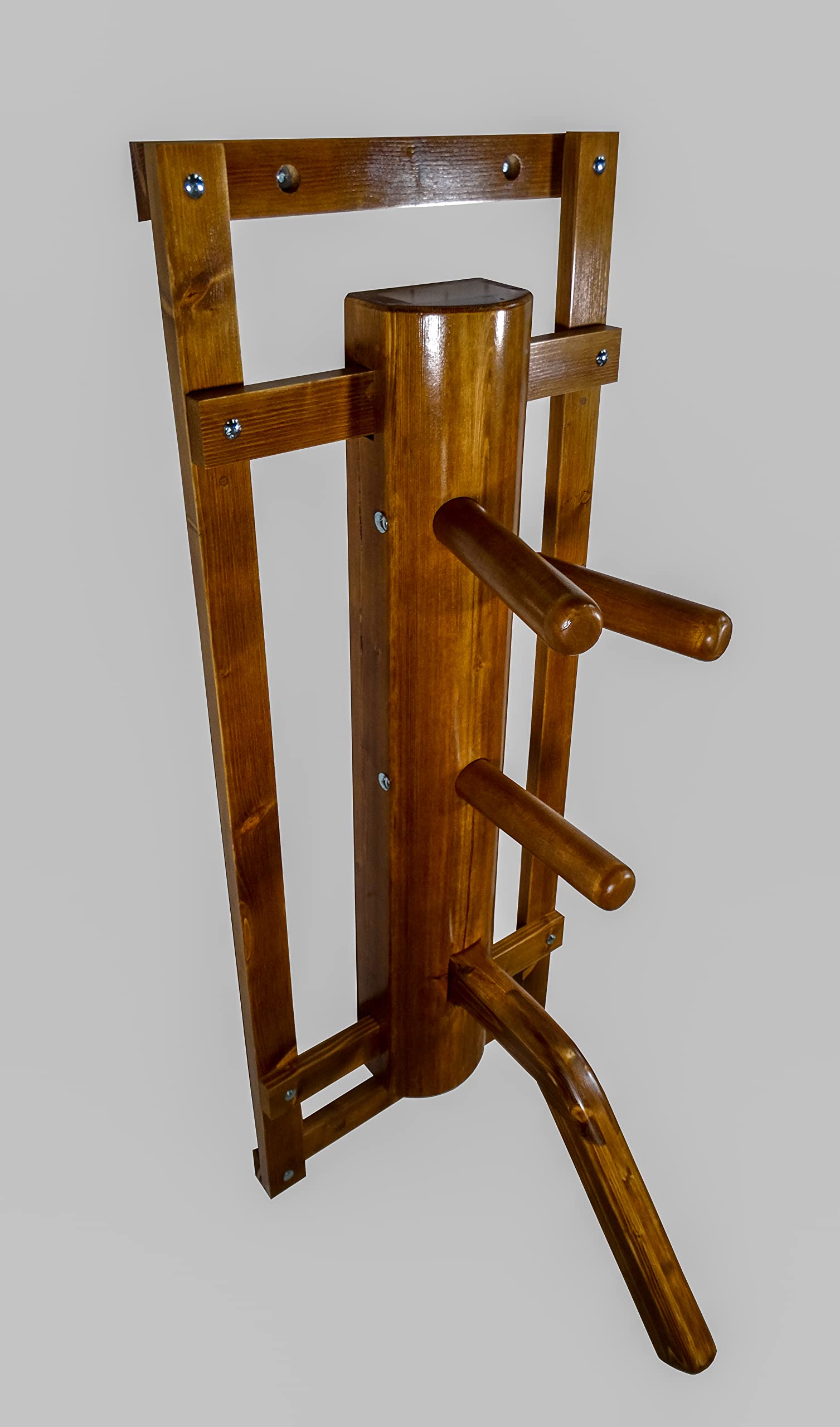 Wing Chun Wooden Dummy with Frame with Leg