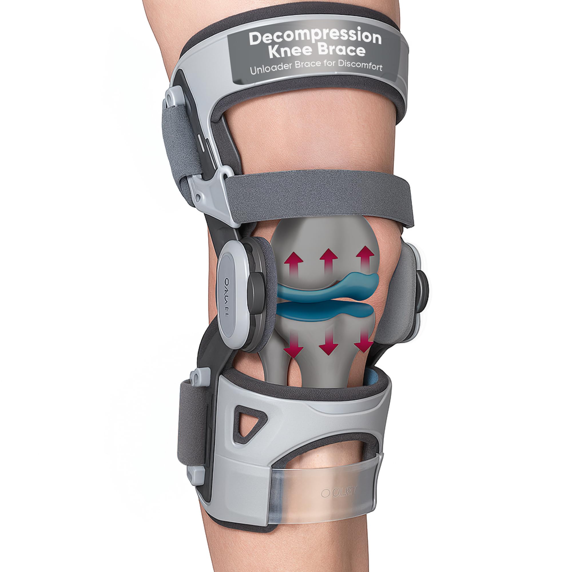 Sponsored Ad - DDS, Inc. OA Pro Decompression Knee Braces - Arthritis Knee Support for Degeneration, Meniscus Tear, Bone-on-Bone Pressure Relief - Dual Unloading for Medial & Lateral Stability (Small)