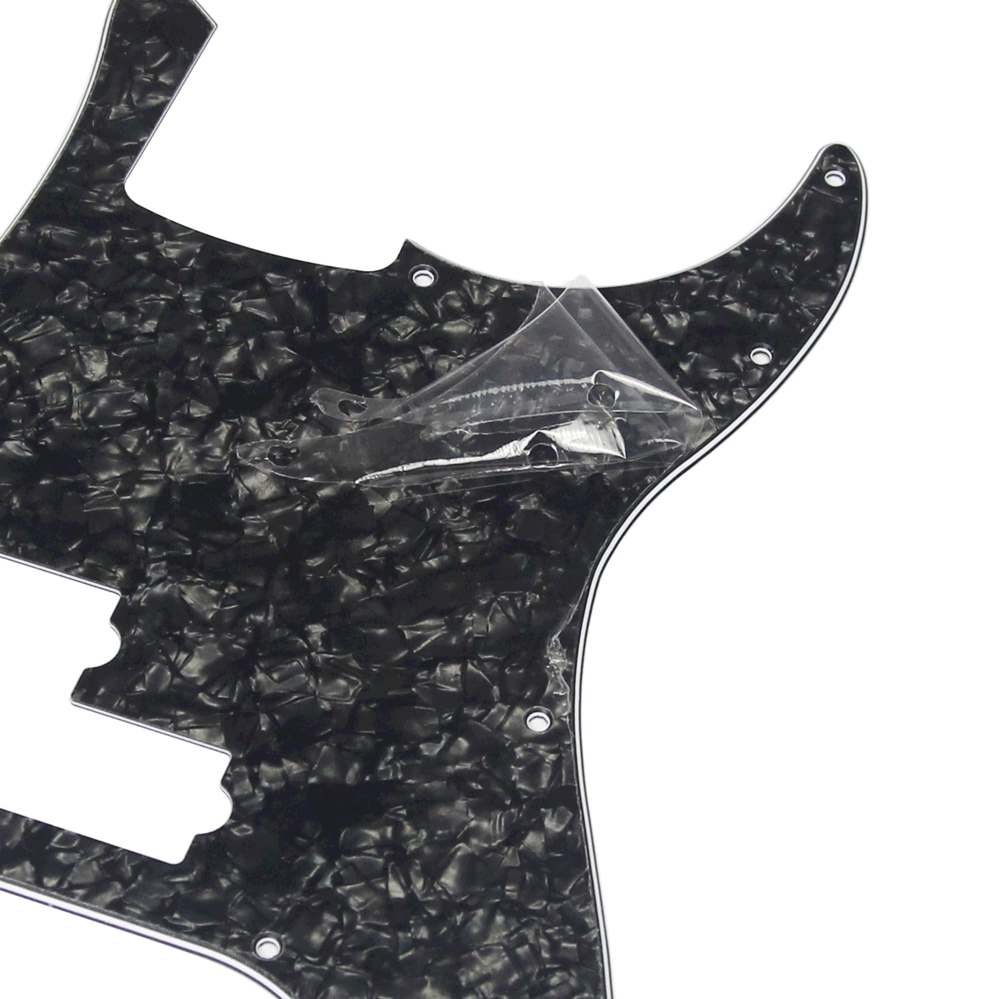 Fender Genuine Replacement Part Pickguard Standard Jazz Bass 10 Screw Holes 3 Ply With Truss Rod Notch Tortoise Shell