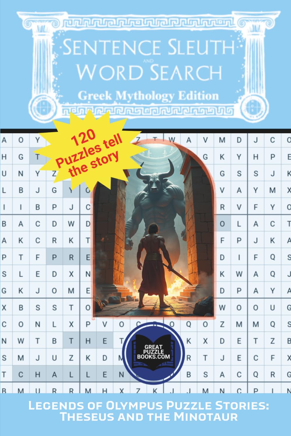 Theseus and the Minotaur: Classic Greek Myth Word Search