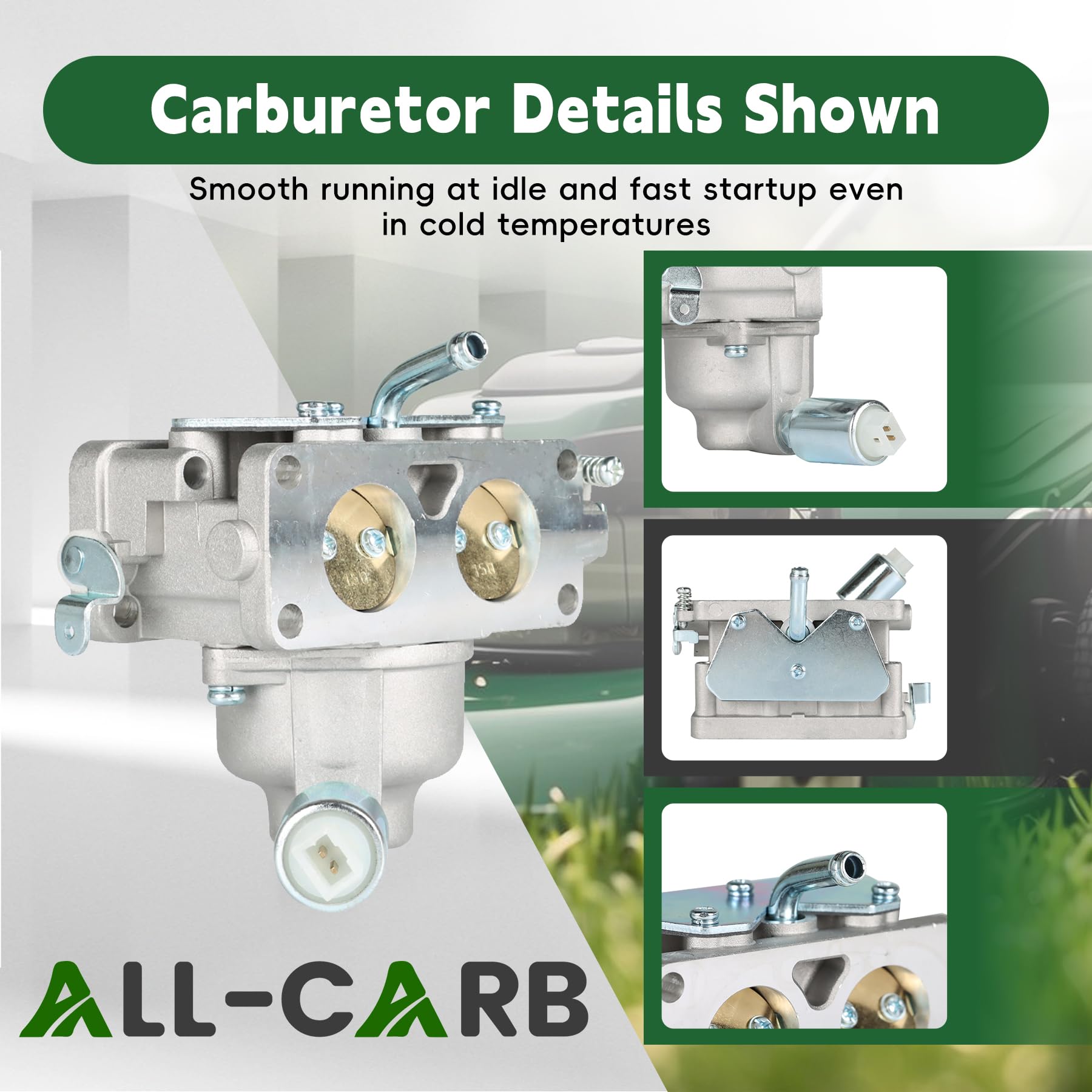Replacement Carburetor For Briggs & Stratton Engines - Fits Models 405777, 406777, 407677, 407777, 441777, 442577