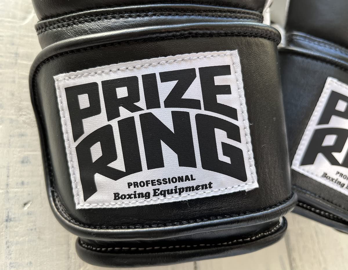 PRIZE RING ボクシンググローブ SS 黒 シルバー 8oz PRIZE RING ボクシンググローブ SS 黒 シルバー 8oz Amazon.co