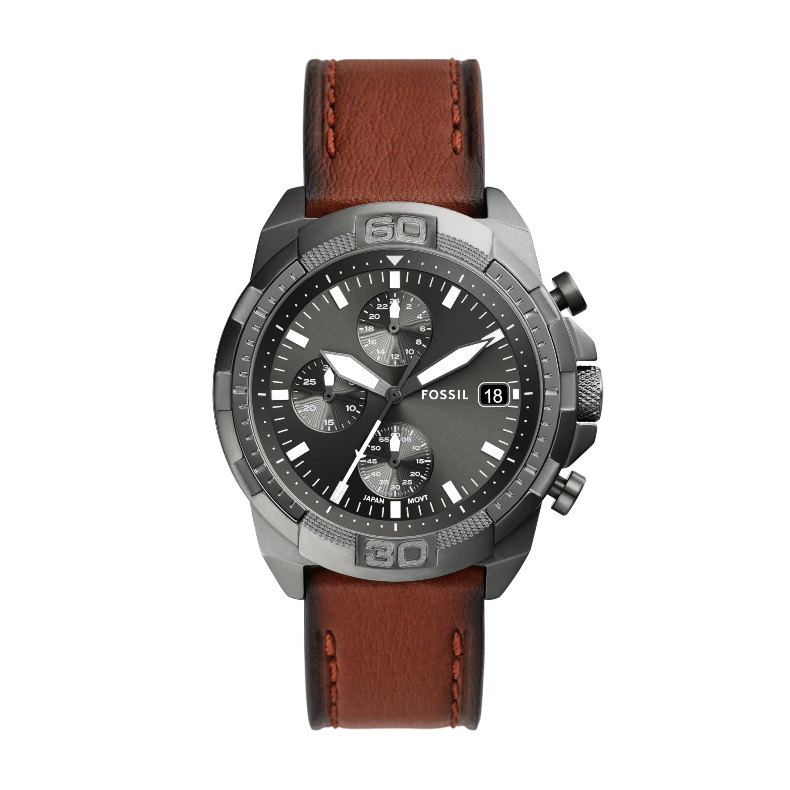 Fossil Men's Bronson Quartz Stainless Steel Chronograph Watch