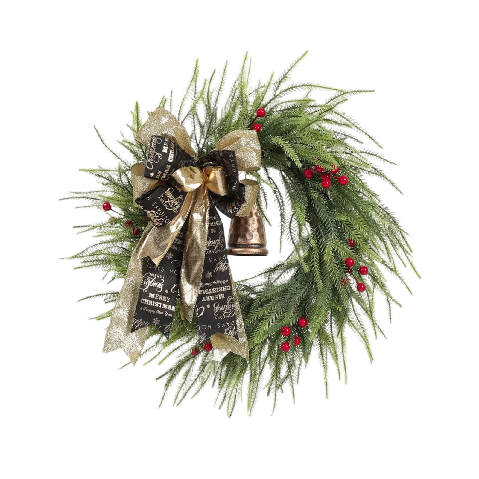 Décoration de porte d'hiver pour embellir votre entrée