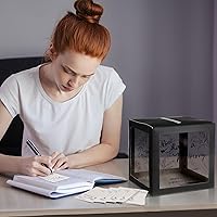 Vista 7 de Pajean 50 tarjetas de memoria Greenery Share a para colecciones de recuerdos de la vida, tarjetas de invitados, ideas para funerales, graduaciones