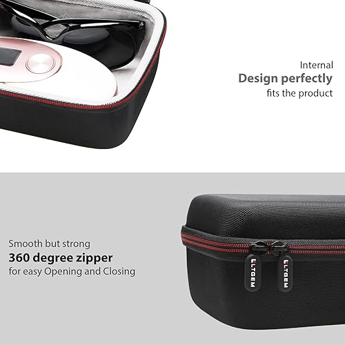 Miniatura 5 de LTGEM Hard Case for LYSMOSKINood Laser Hair Removal and Laser Safety Glasse(Inside 6.9"x4.7"x3.4", Case Only)