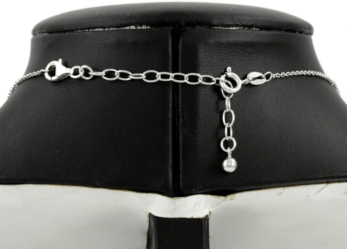 Silver Necklace Extender - Ball Charm (2.5")