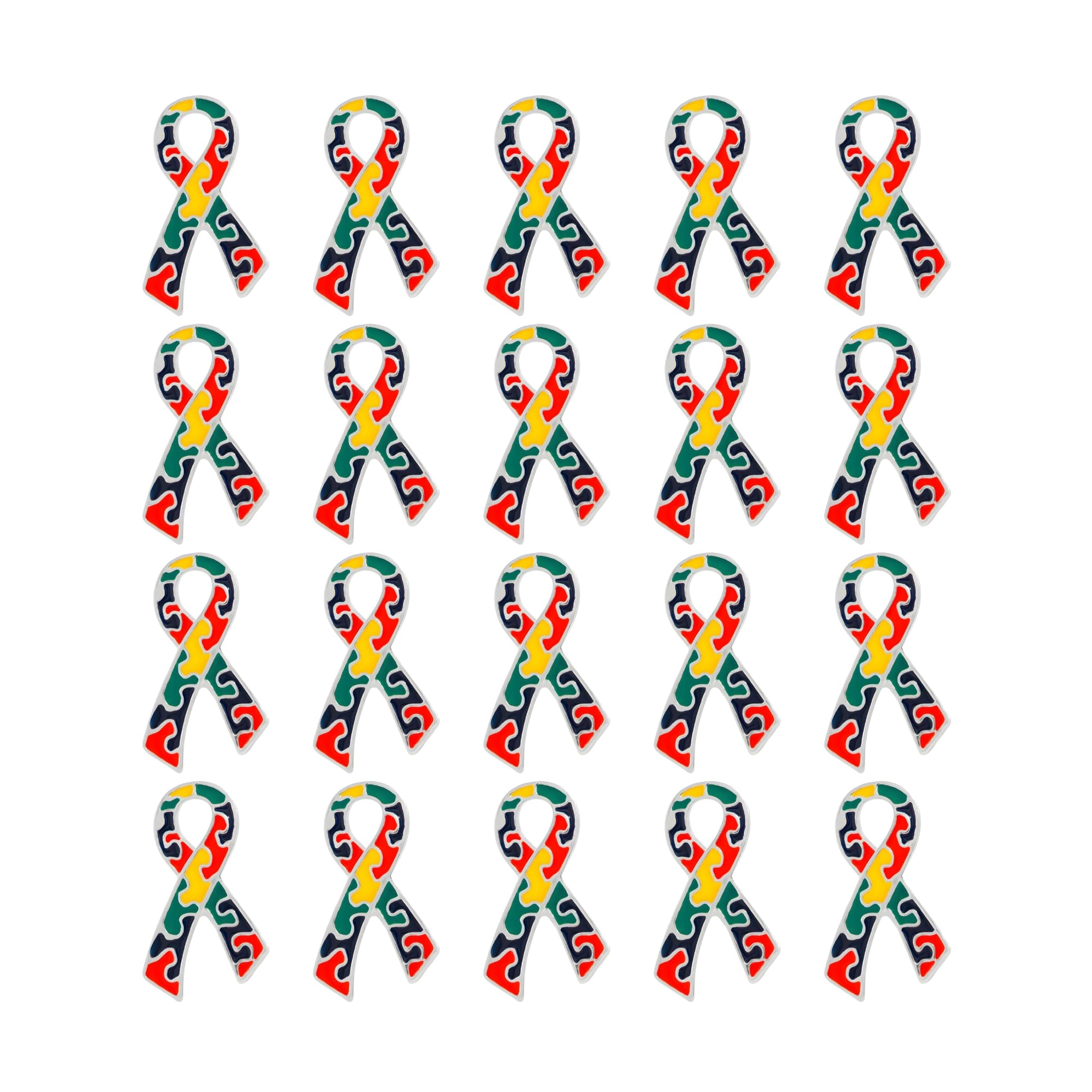 Ribbon Pins 1/5/25/100 for Cancer &amp; Disease Awareness - Various Causes - Bulk Quantities Available for Support Groups and Fundraising