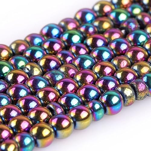 Miniatura 7 de JOE FOREMAN Cuentas redondas sueltas de hematita de 0.079 pulgadas para hacer joyas, color plateado, suministros de manualidades hechos a mano, 15