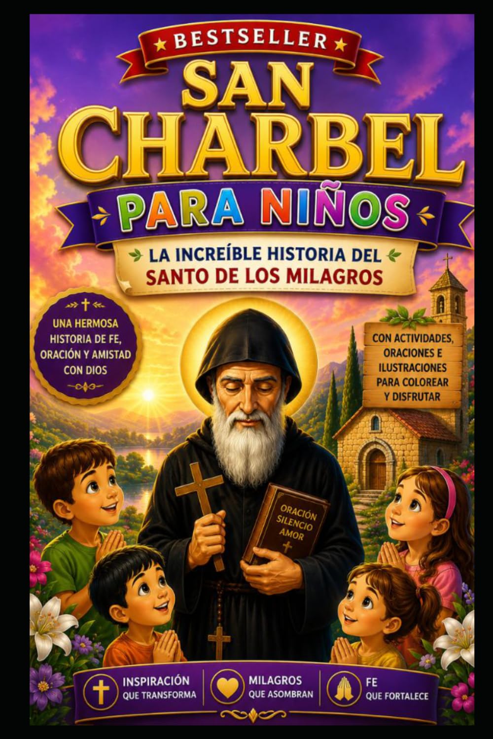 SAN CHARBEL PARA NIÑOS: LA INCREÍBLE HISTORIA DEL SANTO DE LOS MILAGROS (Santos que Transformaron el Mundo)