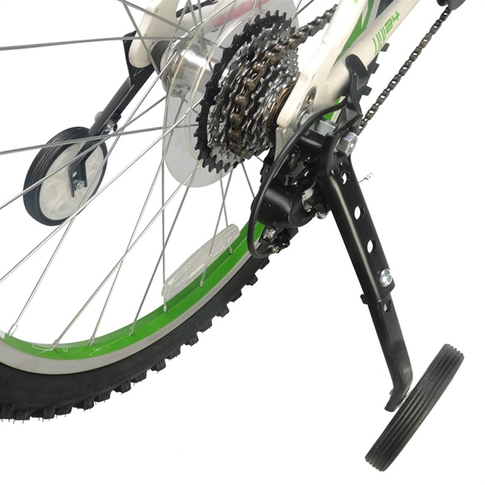 Rotelle per Bici Bambini 2pcs Ruota da Allenamento for Ciclismo Universale Bicicletta for Bambini Assistenza stabilizzatore dell'equilibrio in Acciaio.