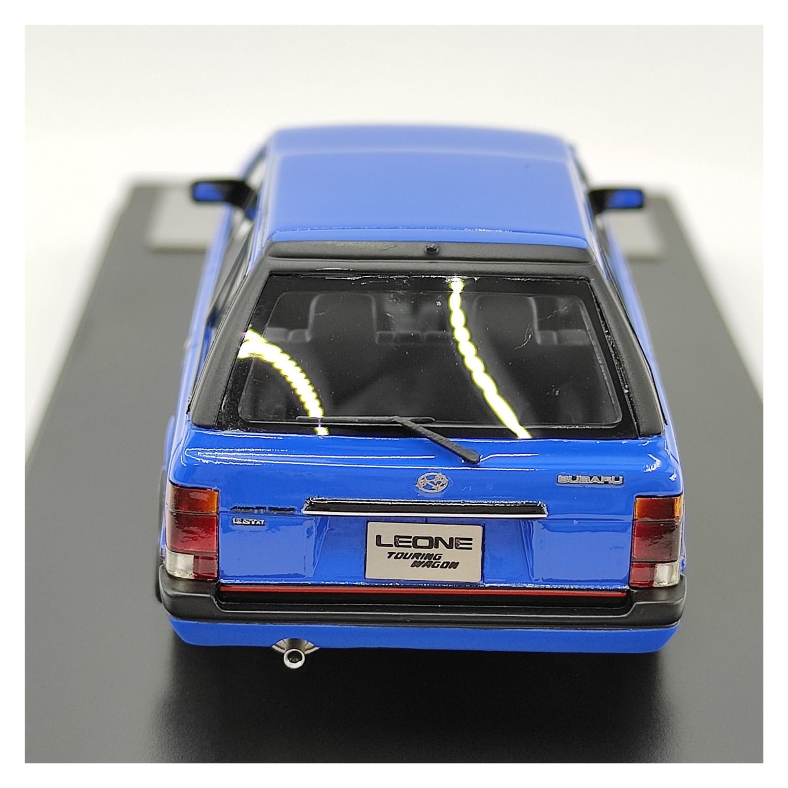 Metallo Scala Replica 1 43 Per Subaru Leone Touring Wagon 1984 Modello Di Auto In Resina Blu Vintage Da Collezione Per Adulti Hobby Veicoli Giochi Set