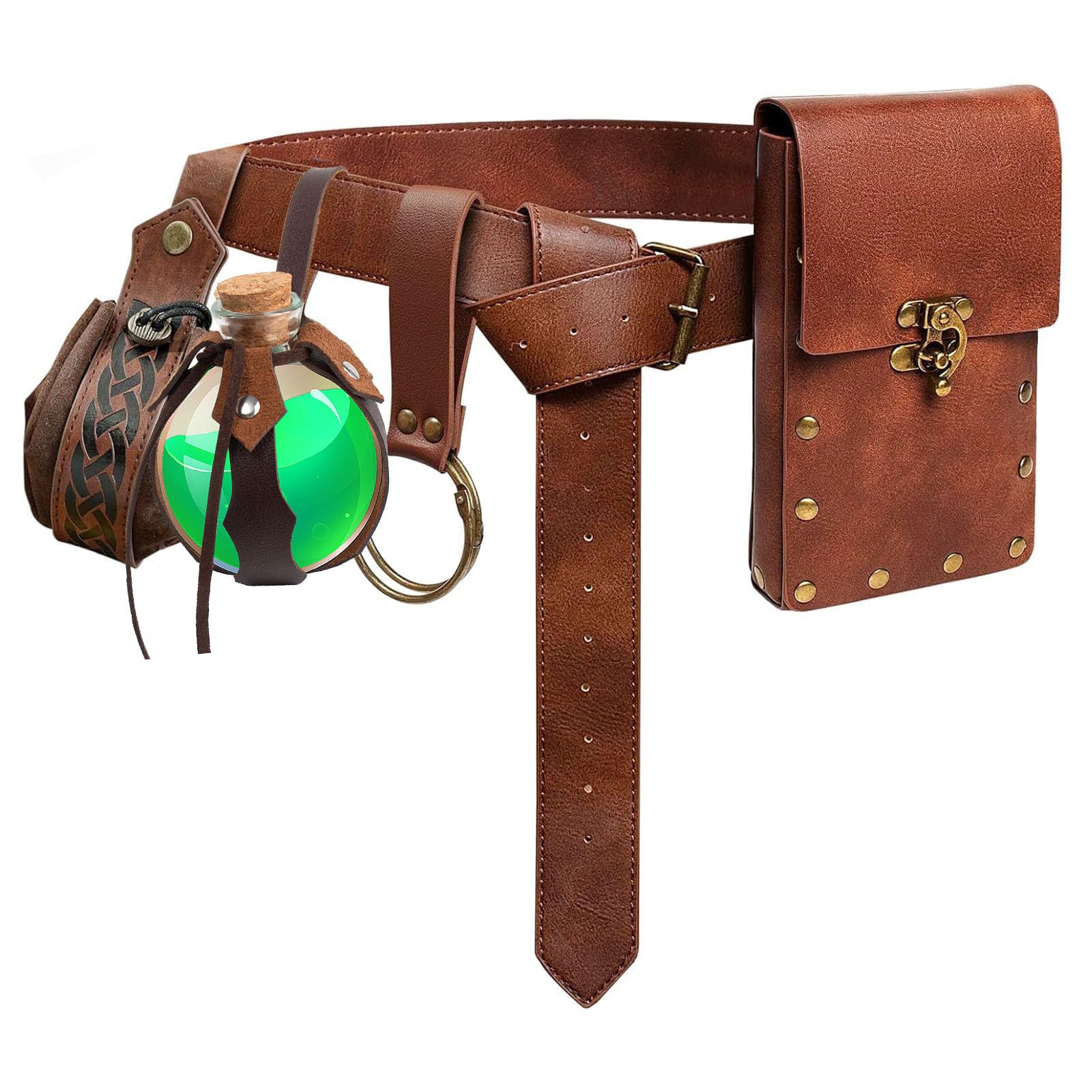 Renaissance Skirt Renaissance Belt Pouch Coin Purse Set Medieval