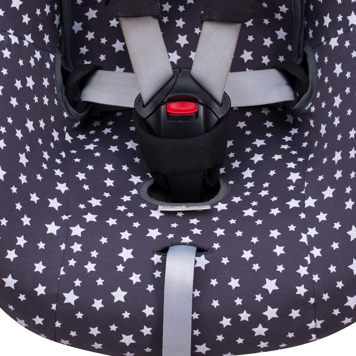 JYOKO Kids Funda de algodón para Silla de Coche Compatible con Maxi Cosi (Winter Sky, Maxi Cosi Pearl 360, Mica 360 Pro y Mica Pro Eco I-Size)