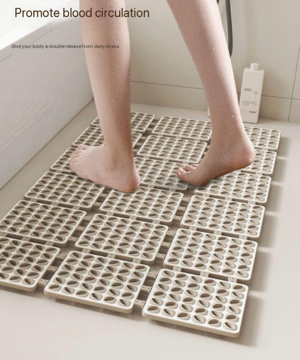 HomeCloud Shower Mat - Non-Slip & Soft -4 HomeCloud Shower Mat - Non-Slip & Soft -4