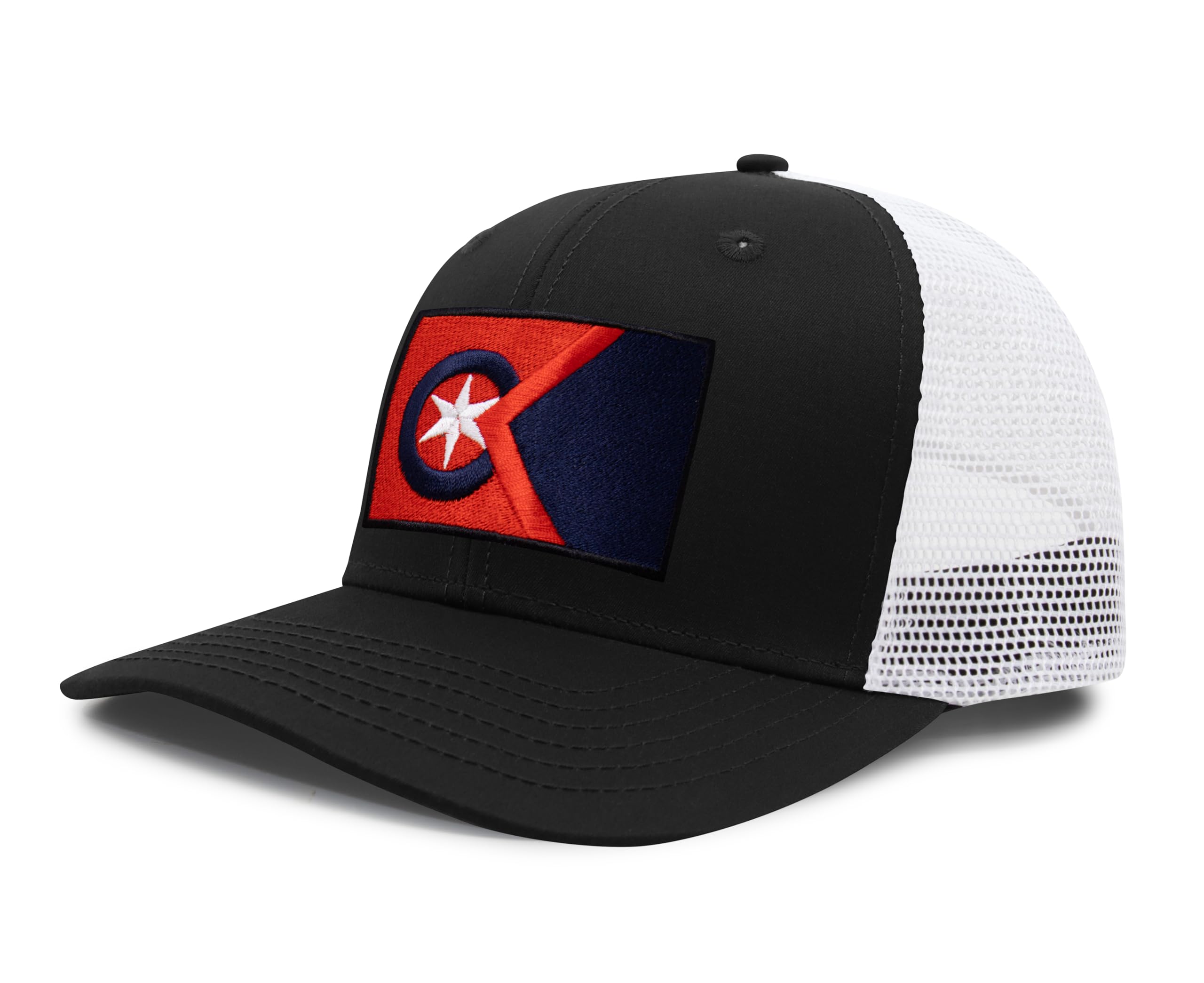 International Tie City Hat for Men and Women, Adjustable Snapback Trucker Baseball Cap with Embroidered Patch