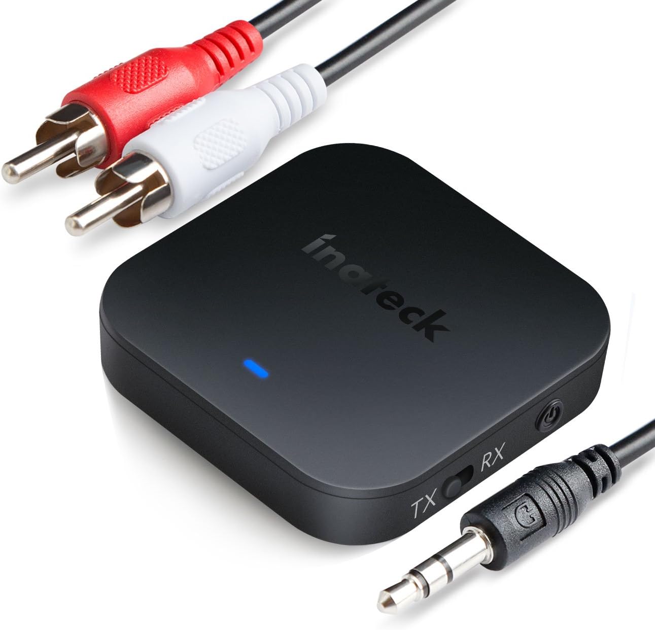 Inateck aptX HD,aptX Low Latency and aptX Bluetooth Transmitter and Receiver,Hi-Fi Bluetooth Audio Adapter for TV and Car Audio System, BR1006