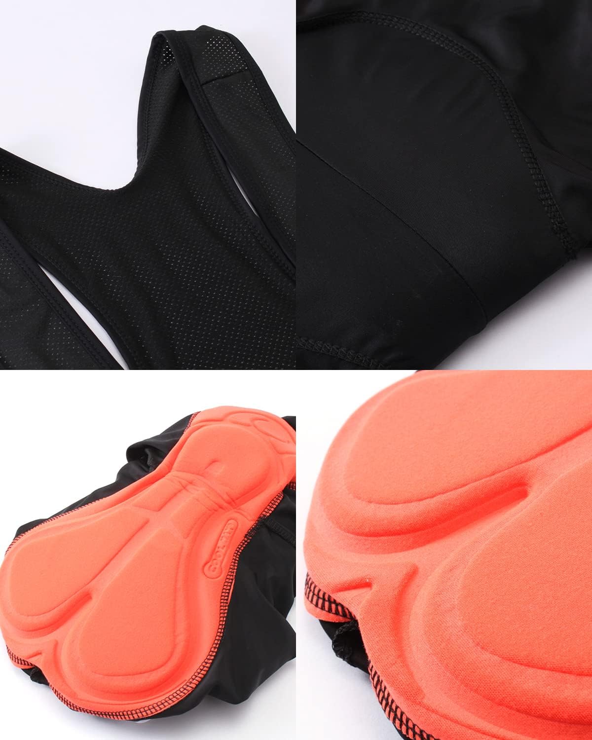 Strgao Mens Cycling Jersey Sets Bike Short Sleeve kits with Bib Shorts Padded Mountain Biking suits Outfits Quick-Dry