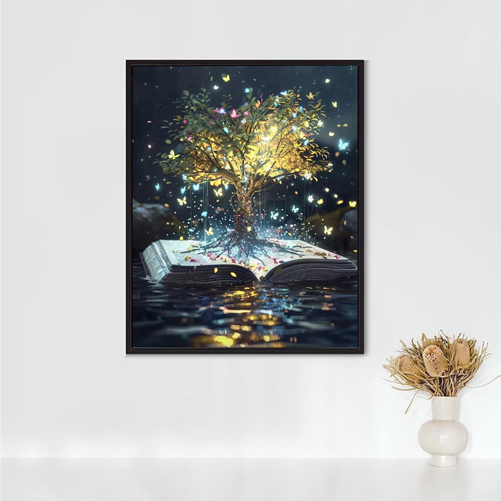 Diamond Painting Libro, Diamond Painting Erwachsene Libro Bastelset, DIY Diamant Malerei Runder Vollbohrer Diamanten Kinder Malerei Stickerei Kreuzstich Dekoration, Geschenk 90 x 120 cm PJY9 3-2