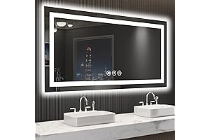 55"x30" LED Bathroom Mirror