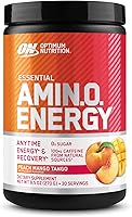 Vista 15 de Optimum Nutrition Amino Energy - Polvo energético preentrenamiento con té verde, BCAA, aminoácidos, apto para dieta cetogénica, extracto de café