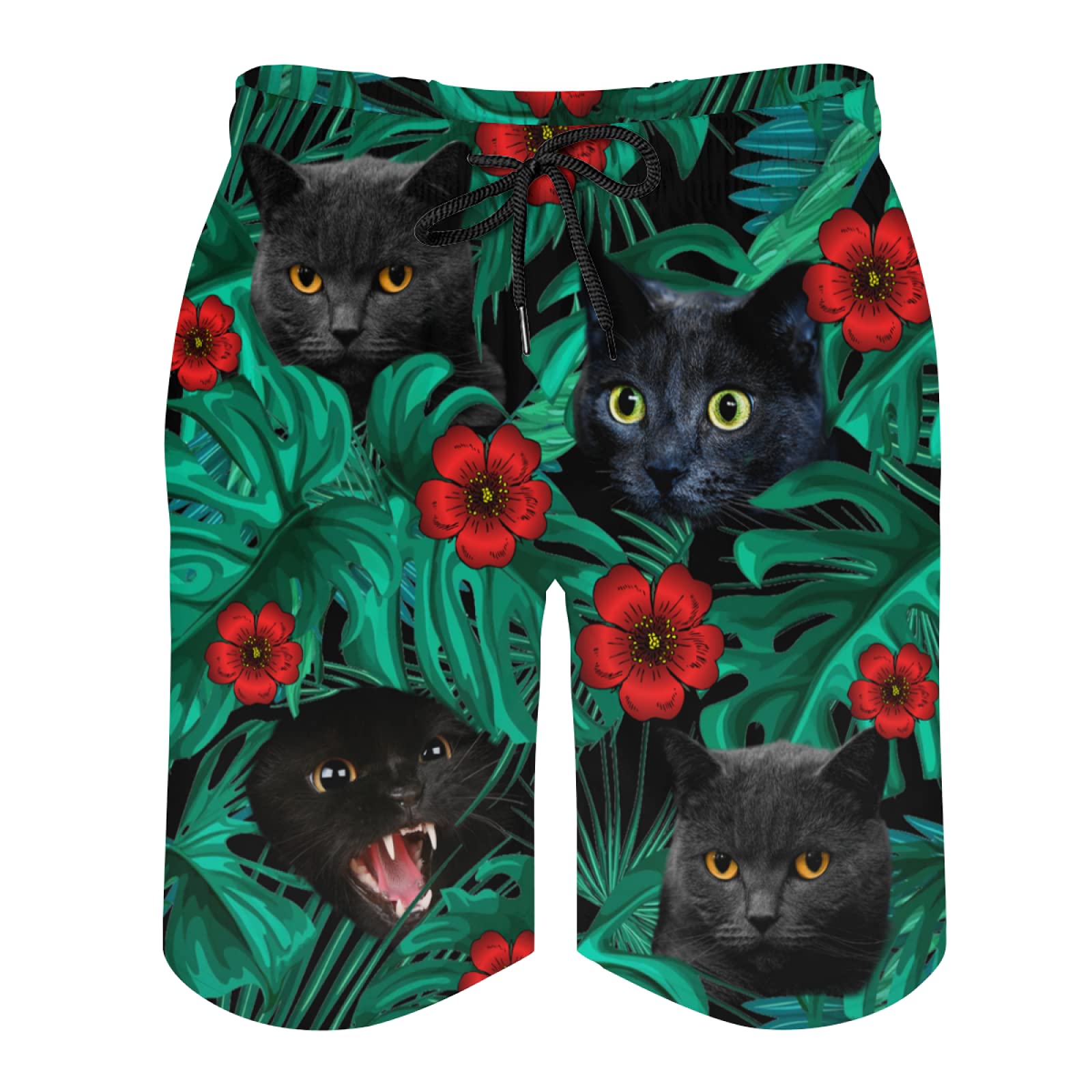 Funny Men's Swim Trunks Beach Shorts, Summer Board Shorts Quick Dry Beach Short with Pockets-image-30