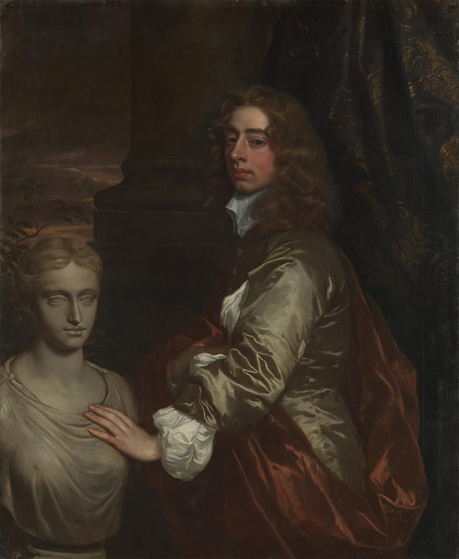 ARTXLXXBN Famous Prints Artwork Pictures Poster Painting Art Sir Henry Capel by Peter Lely Artwork Landscape Pictures for Home Decor 60x90cm
