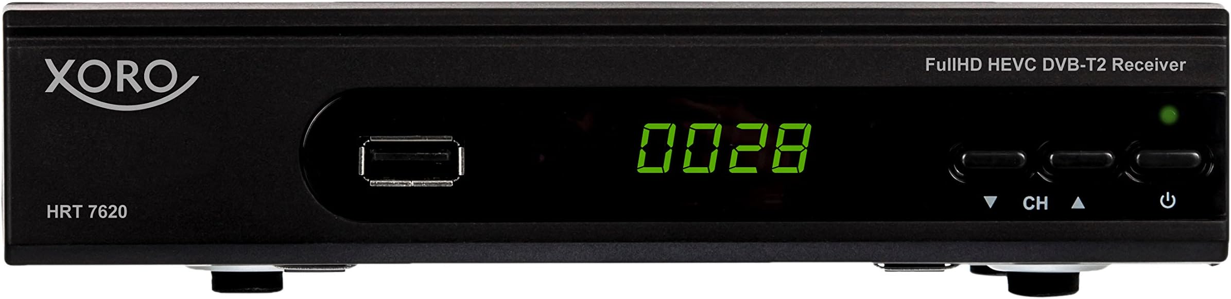 Xoro HRT 7620 Black HRT 7620, 75, Wired, MP3, ASP,AVC,AVI,MKV,MP4,MPG,TS, BMP,JPG, DVB-T,DVB-T2