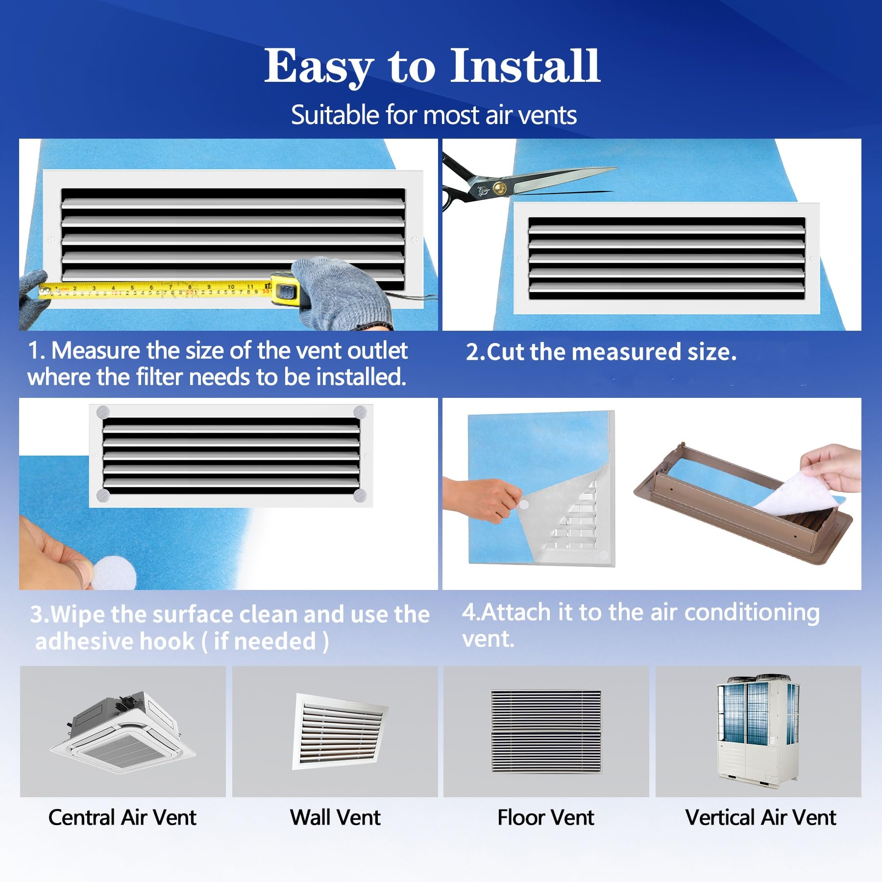 Air Vent Filters, 12