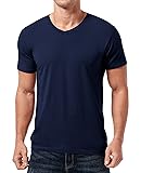 QUALFORT Men's Ultra Soft Shirt for Men Lightweight Cooling Short Sleeve Casual Basic Tee Shirt