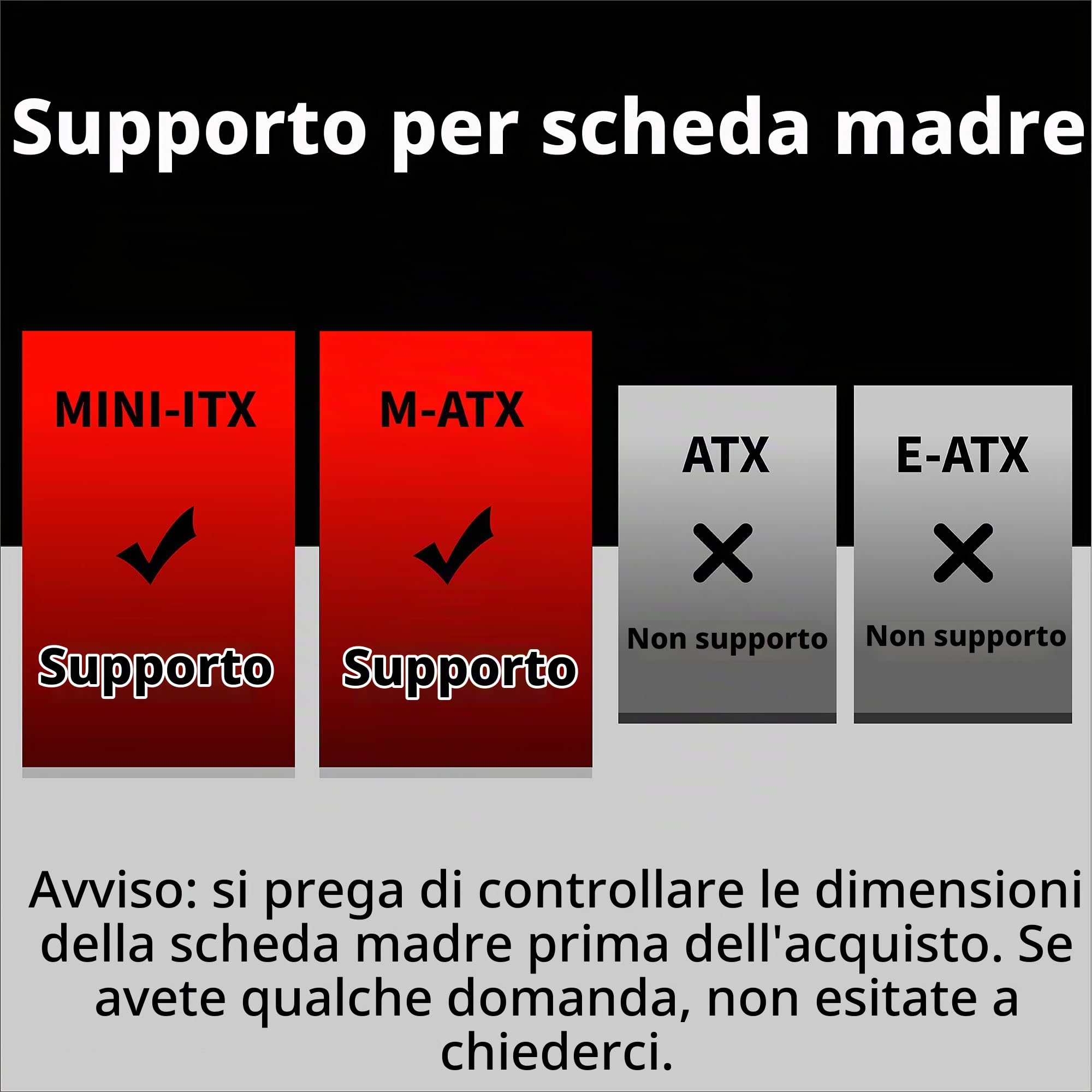 Montech AIR 100 Lite Micro ATX-2xventilatori Silenziatori Preinstallati-Design Ultra Minimal-Pannello Anteriore in Maglia Fine-Flusso d'aria elevato-Pannello laterale Aperto Portabacco, Nero