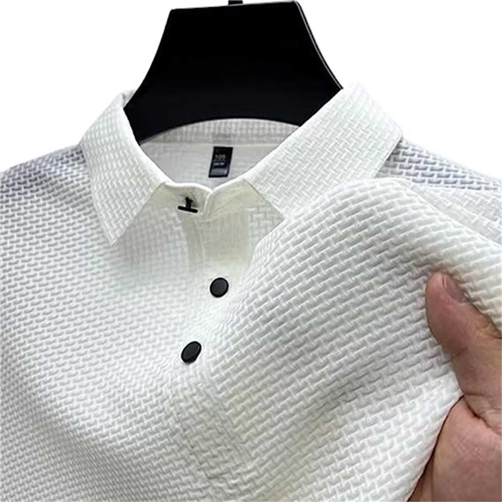 Men's Mesh Silk Short-Sleeved T-Shirt