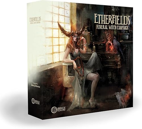 Etherfields - ExpansiĂłn de campaña de brujas funerarias Juego de estrategia de fantasĂa Juego de aventura narrativa para adultos A partir de 14 Etherfields - ExpansiĂłn de campaña de brujas funerarias Juego de estrategia de fantasĂa Juego de aventura narrativa para adultos A partir de 14