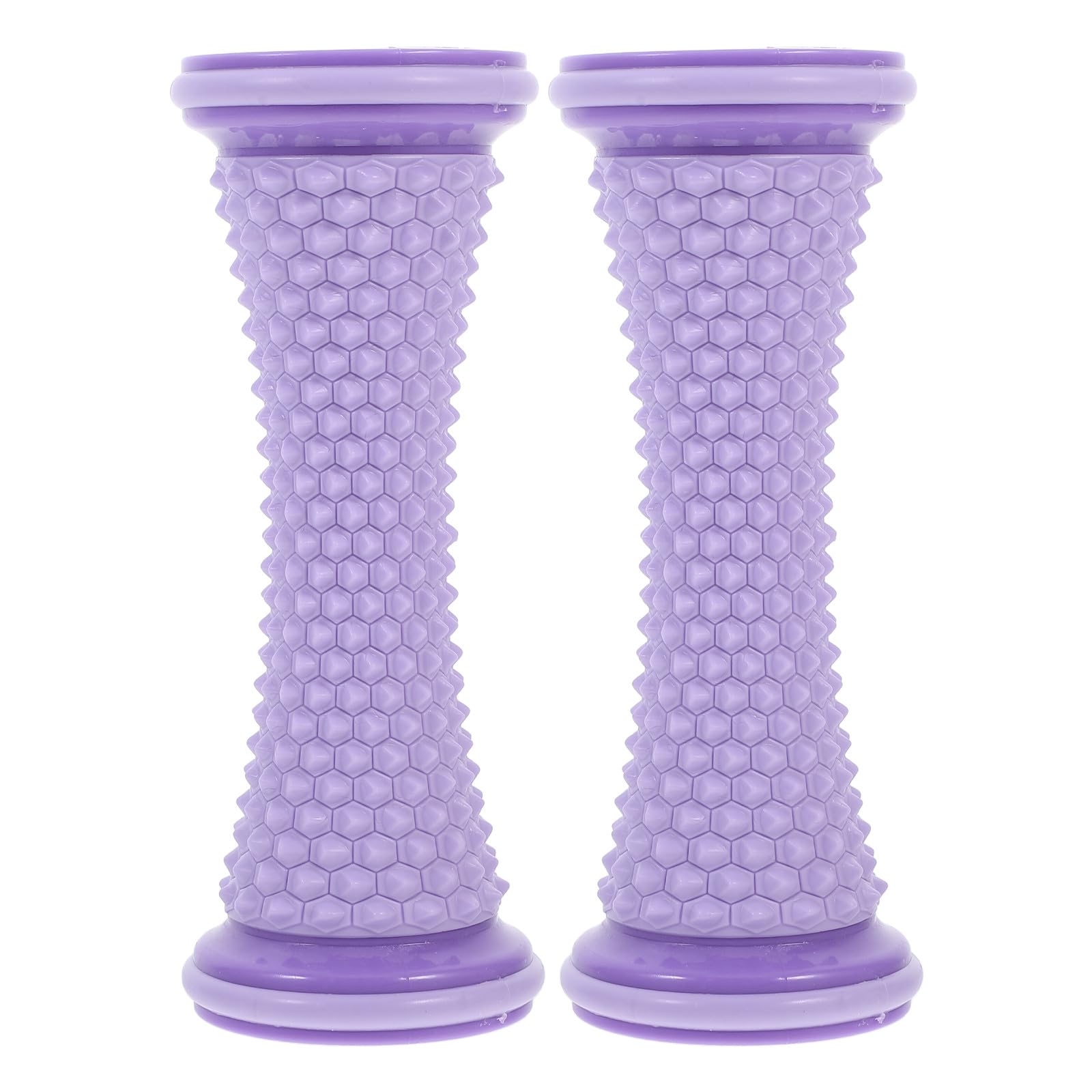 2 Stück Fußrollenmassagegerät aus Tpr und Pvc mit Tragbarem Design der Durchblutung Manuelles Fußmassagerolle für Fußsohlenmassage und Fuß Yoga Training