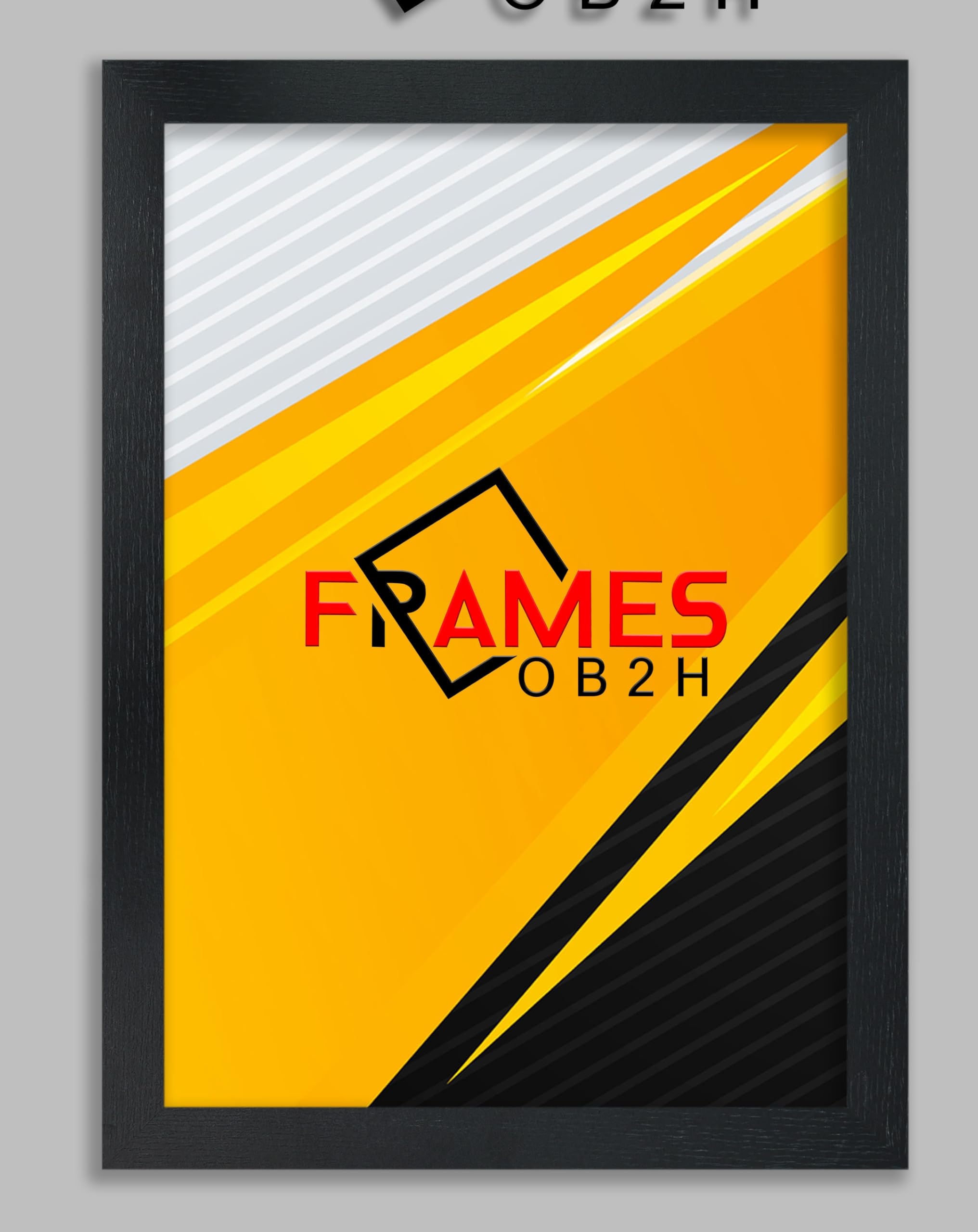 Ob2h Black 15X10 Photo Frames And More Sizes (Modern, 15X10 Inch)