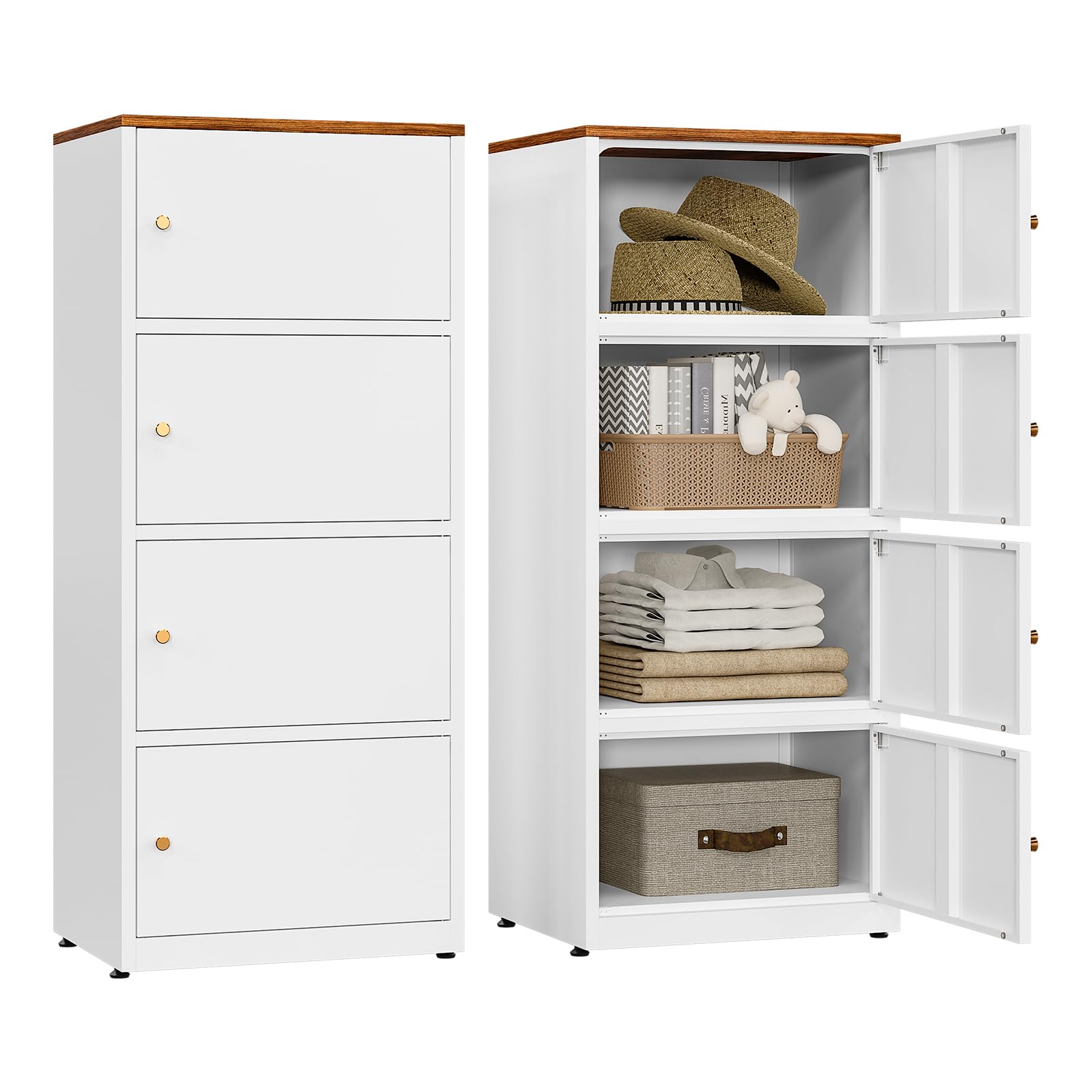 Sightlife Metall Kommode Sideboard Metallschrank Hochschrank Vorratsschrank Regalschrank Aufbewahrungsschrank Aktenschrank Highboard Allzweckschrank Mehrzweckschrank Hochschrank Schmaler