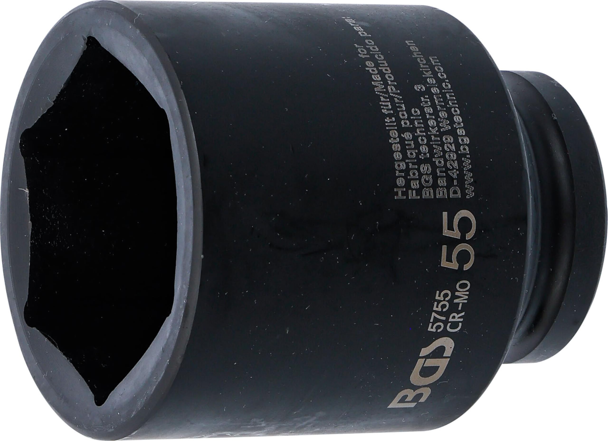 3/4 deep impact socket 55mm - code BGS5755 BGS workshop