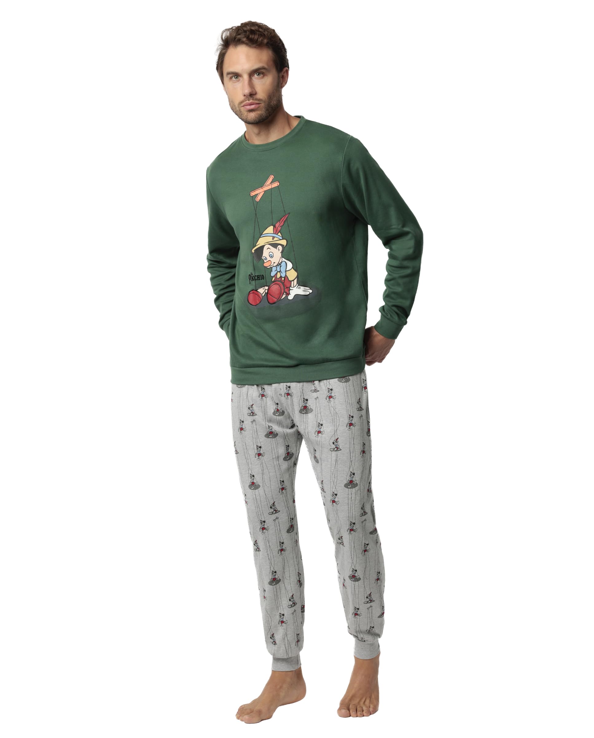 Disney Pijama Manga Larga Puppet Boy para Hombre