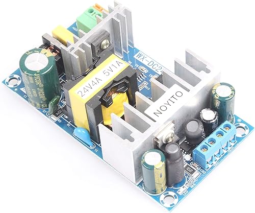 Miniatura 22 de NOYITO Módulo de fuente de alimentación de CA a CC CC 12V 8A, 5V 1A Salida dual AC 120V 100-260V a 12V 5V 100W Módulo de alimentación industrial