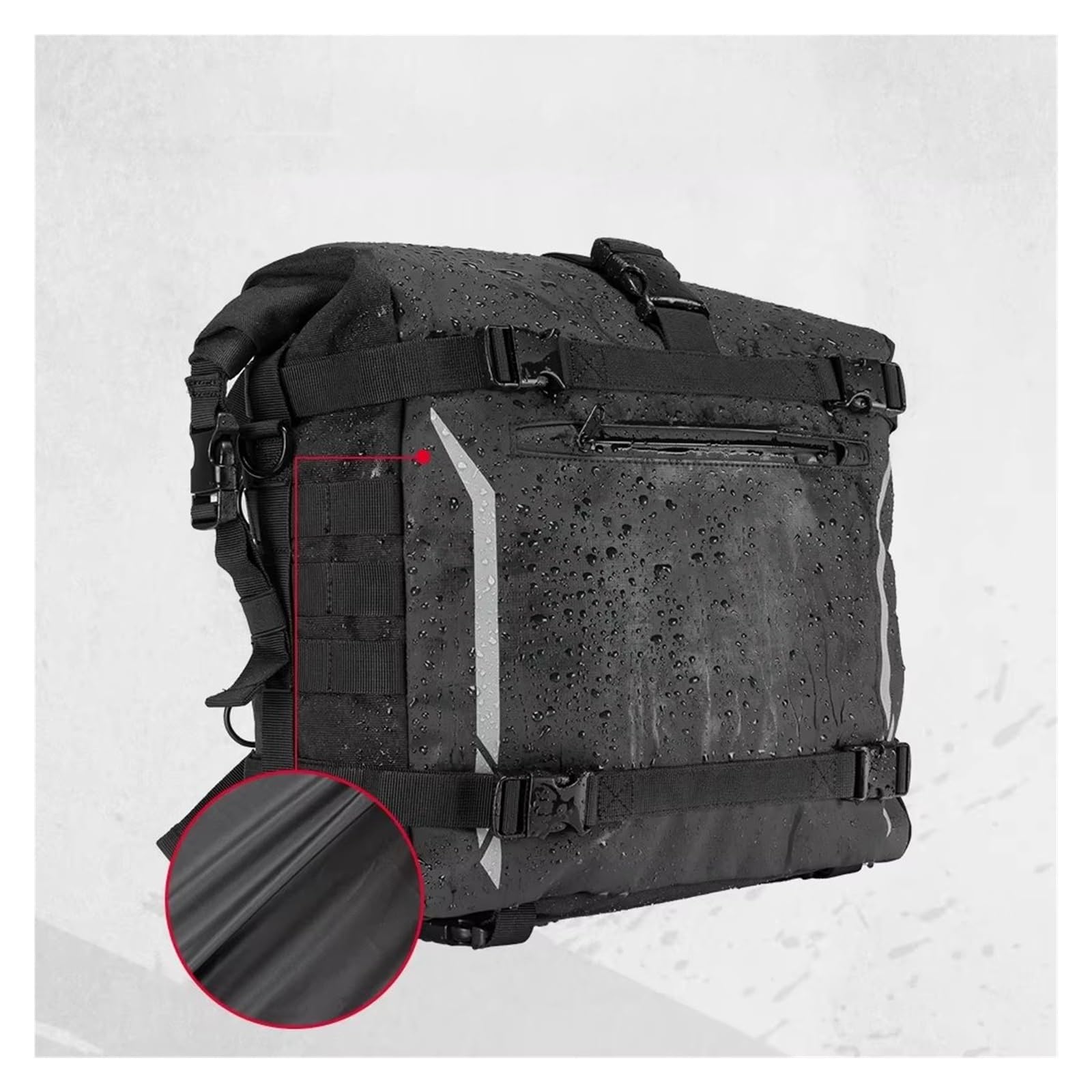 Per CT125 Per Trail 125 Per Rebel Per Kawasaki Per Eliminator Borse Viaggio Moto Bisaccia 18L Borsa Laterale Impermeabile Borsa Posteriore Moto